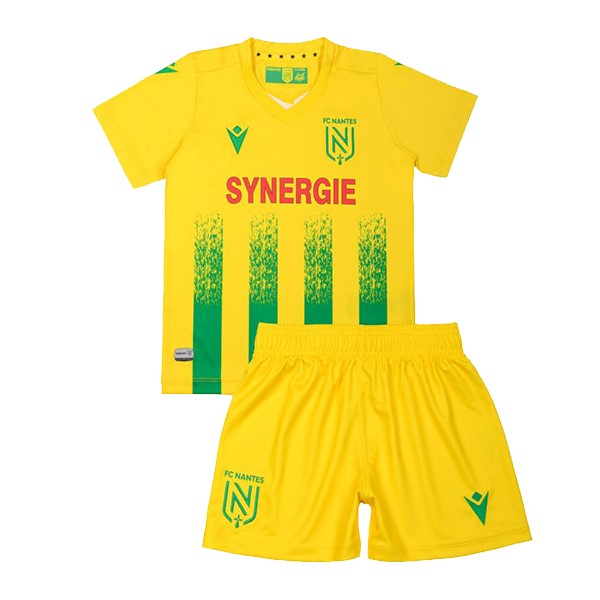 Camiseta Nantes 1ª Kit Niños 2020 2021 Amarillo